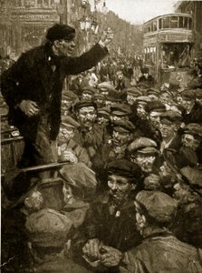 Politics in Battersea, 1910 by Cyrus Cuneo